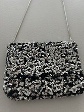 Zara , Party Tasche mit Pailletten, Neu Und Unbenutzt, NP29,90
