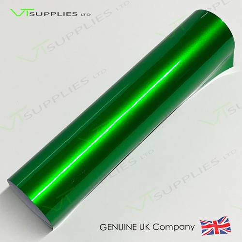 Candy green metallic vinyl - green,