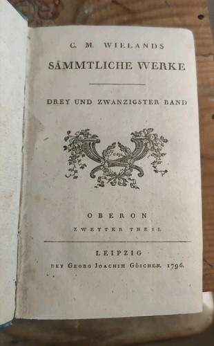 Wieland sämtliche - m.,