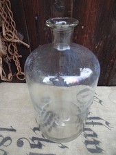 Große alte Apothekerflasche Glas Flasche Apotheke Vintage Deko 10Liter Formschön