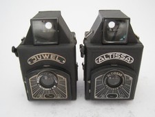 Boxkamera, Altissa Juwel und Altissa D, alte Kamera Fotoapparat 2 Stück