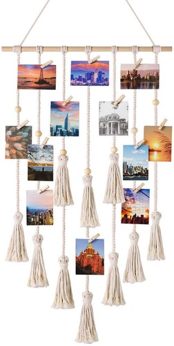 Wandbehang fotowand boho deko - wandbehang,