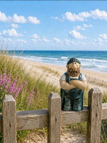 Zaunhocker deko figur seemann - ,