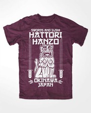 Hattori hanzo shirt - hanzo, burgund