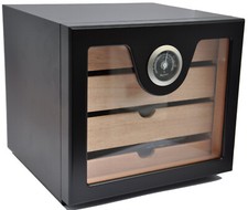 ANGELO HUMIDORSCHRANK 4 SCHUBLADEN HUMIDOR SCHRANK ACRYLPOLYMER BEFEUCHTER 