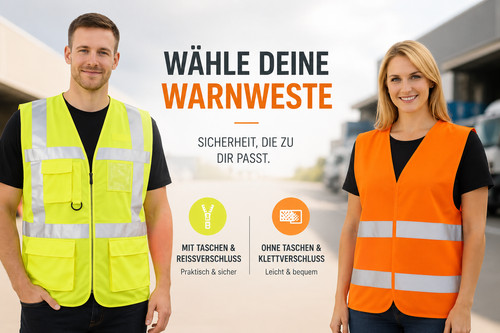 Warnweste mit taschen - mit,