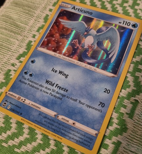 Articuno arktos 036 195 holo - articuno,