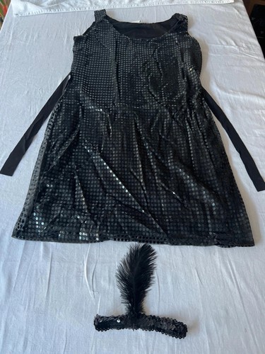 Damen pailletten flapper kleid - flapper,