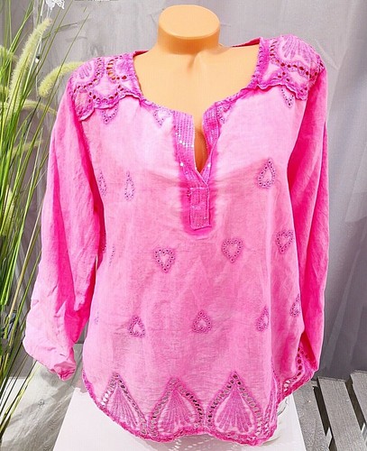 Italy oversize damen bluse - oversize,