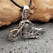 Motorrad Schmuck Anhänger "REBEL" aus 925er Sterling Silber