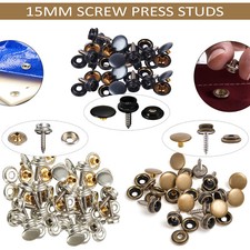 3 Teile Schraub Druckknöpfe