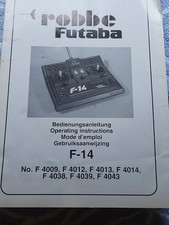Robbe Futaba F14 Bedienungsanleitung