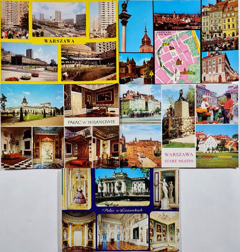 Postkarten lot warschau - postkarten,