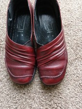 Rote bequeme Medicus Damenschuhe weinrot Gr. 39 Landhausstyle