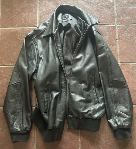 Herren lederjacke schwarz - herren,