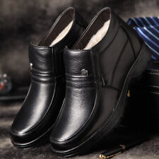 Herren Stiefel warme Schuhe Herbst Winter Freizeit Ski Echtleder sofort li S45
