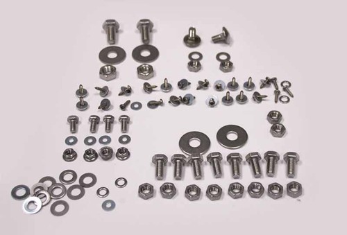 Edelstahl schraubenset heck - edelstahl,