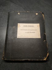 Betriebsbuch Dampflokomotive Deutsche Reichsbahn 1942 WK2 Stammheft Zusatzheft