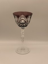 Römerglas Weinglas Peill & Putzler Kristall Überfang Dunkelrot R127