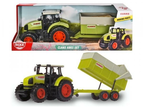 Dickie traktor mit anhänger - traktor,