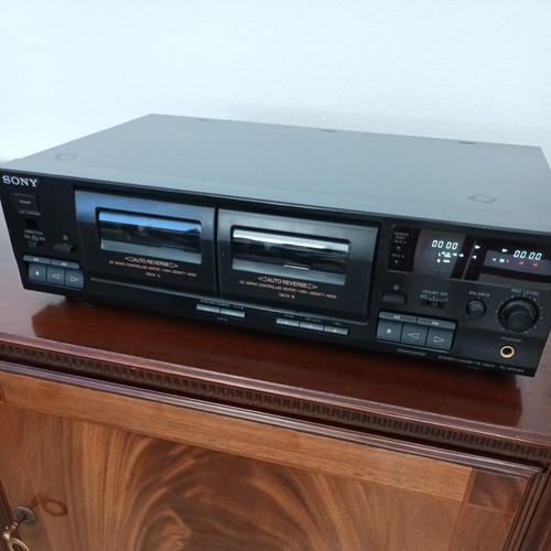 Sony doppelkassettendeck tc - sony,