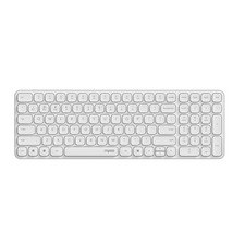 Rapoo E9310M Tastatur | Weiß QWERTZ DE Bluetooth 2,4GHz kabellos ultraflach USB