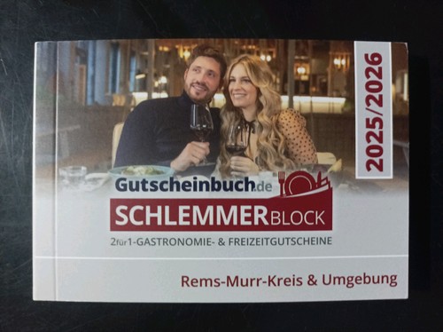 Schlemmerblock gutscheinbuch - schlemmerblock,