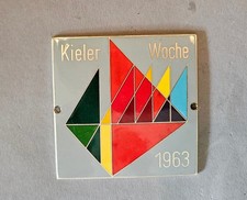 vintage Plakette Kieler Woche
