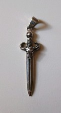 Echtsilber Anhänger 925 Dolch