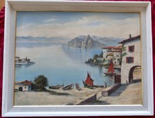 Ölgemälde "Luganer See ~