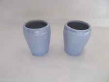 2 alte Keramik Tontöpfe Vasen für die Puppenstube Kaufmannsladen