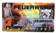 Werbetruck LKW Scania Feuerwehr Löschen mit Leidenschaft