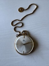Dugena Taschenuhr Vergoldet Mit Kette