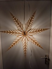 IKEA STRALA Sternleuchte Weihnachts-Papierstern hängend Ø 70 cm mit Beleuchtung