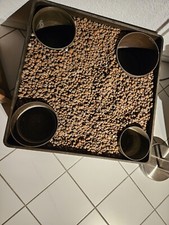 Blumenbehälter 70 x 70 x 30 cm mit Rollen, Konvolut für Hydro, Seramis usw.