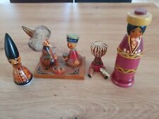 Konvolut Puppen Holzfiguren UdSSR handgemalt