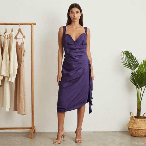 Abend glam midi - midi, kleid