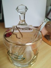 Konfitüre Glas m. Deckel - Nagel Exklusiv Design, Handbemalt, Mundgeblasen,