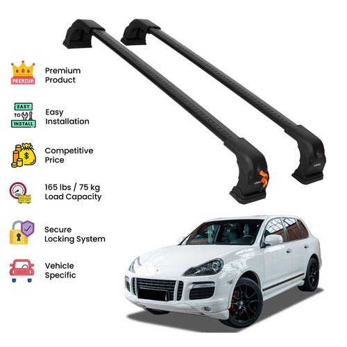 Schwarze premium dachträger - premium,