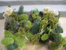 Markenlos Spur H0 diverses Landschaftsbau Material Bäume Set ohne OVP C81