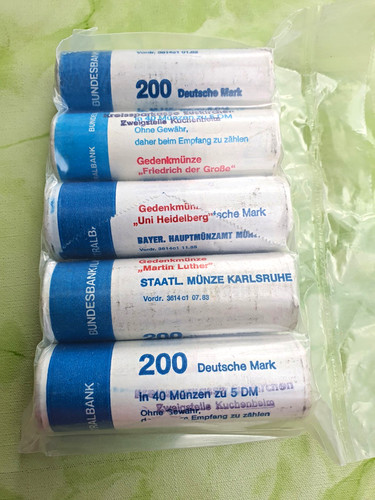 Münzrolle 200 deutsche - 200,