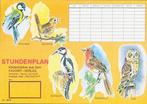 Stundenplan kinderbücher - kinderbücher, im