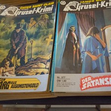Silber Grusel-Krimi 350-399,  35 Hefte aus Sammlung. 1.Auflage, Zauberkreis Vlg.