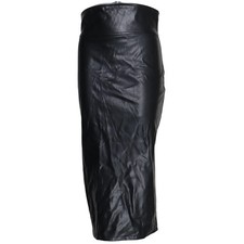 Lackrock, Größe: M, Schwarz