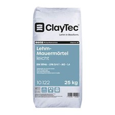 CLAYTEC Lehm-Mauermörtel leicht 25kg Mörtel Putzmörtel Mauermörtel 