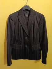 Esprit Collection Hosenanzug Blazer Gr. 38 weite Hose Gr. 36 Nadelstreifen