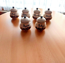 6xGewürz dosen mit Deckel