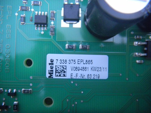 Miele elektronik epl865 - elektronik,