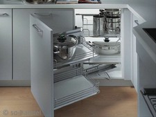 Kesseböhmer MagicCorner Eckschrankbeschlag Eckschrank-Schwenkauszug Magic Corner