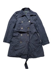 Lauren Ralph Lauren Damen Trenchcoat Gr. XL Dunkelblau #C1-8